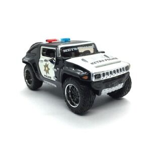 Maisto All Stars Rescue Force Hummer HX Concept Metro Police SUV Die Cast 1/64